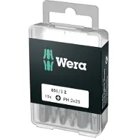 Wera 851/1 Z DIY Bits, PH 1 x 25 mm, 10-teilig 05072400001