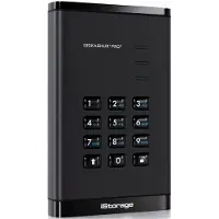 ISTORAGE diskAshur PRO3 SSD, 1 TB, 2.5", USB Type-A / USB Type-C, 3.2 Gen 1 (3.1 Gen 1), 448 MB/s, Schwarz