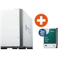 Synology DS223j NAS System 2-Bay 16 TB inkl. 2x 8 TB HDD HAT3320-8T