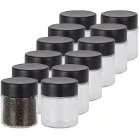 Excellent houseware Gewurzdosen - 12x Stuck - 50 ml - Glas