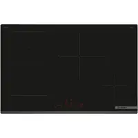Bosch Serie 6 PVS83KHC1Z, Schwarz, Integriert, 80 cm, Zonen-Induktionskochfeld, Glaskeramik, 4 Zone(n)