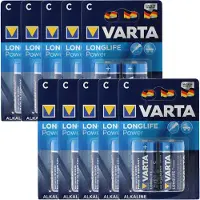 Varta Longlife Power (ehem. High Energy) Baby C Batterie 4914 10x 2er Blister