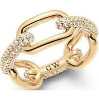 Daniel Wellington Luxury gold-plated ring Crystal Link DW0040059 - Circuit: 52 mm