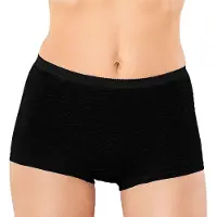 Sloggi Panty "Basic+ Short", Damen, Gr. 44, Single Jersey, schwarz, Single Jersey, Obermaterial: 95% Baumwolle, 5% Elasthan, körpernah, Unterhosen Panty, Cotton-Mix, sportiver-Look, Topseller