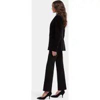 Nydj Smokingjacke Velours schwarz | Schwarz