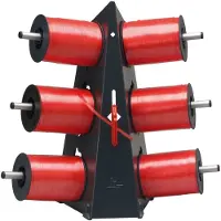 Mtis Bandabroller Tisch- und Wandabroller für 6-8 Spulen mit Abschneider