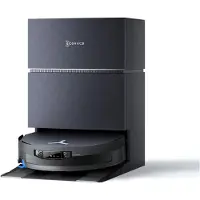 Ecovacs DEEBOT X12 PRO OMNI 22000Pa Staubsauger Roboter, Saugroboter mit Wischfunktion, OZMO Roller 3.0, FocusJet-System zur Fleckenvorlösung, Schwarz