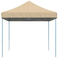vidaXL Partyzelt Faltbar Pop-Up Beige 440x292x315 cm