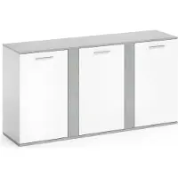 Vicco Kommode Novelli Beton 40 x 80 cm mit Türen, Model 29017