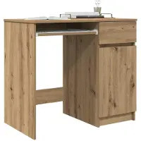 vidaXL Schreibtisch Artisan-Eiche 86x49x76 cm Holzwerkstoff