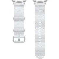 Samsung Original Athleisure Armband für Galaxy Watch 9 (40/44mm) / Watch 8 (40/44mm) / Classic (46mm) - Größe S/M - Weiß