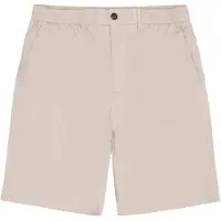 KnowledgeCotton Apparel Kurze Hose Fig Loose Poplin Elastic Waist String Herren Light Feather Gray-XL