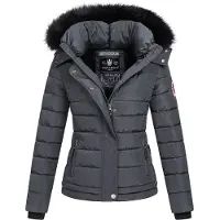 NAVAHOO Steppjacke "Chloe" hochwertige Winterjacke mit abnehmbarer Kapuze