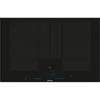 Siemens iQ700 EX877NYV6E, Schwarz, Integriert, 80 cm, Zonen-Induktionskochfeld, Glaskeramik, 4 Zone(n)