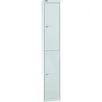 Bisley Garderobenschrank Office - Farbe: Lichtgrau