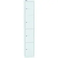 Bisley Garderobenschrank Office - Farbe: Verkehrsweiß
