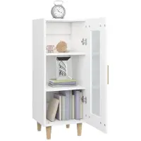 vidaXL Sideboard Weiß 34,5x34x90 cm Holzwerkstoff