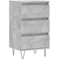 vidaXL Sideboard Betongrau 40x35x70 cm Holzwerkstoff