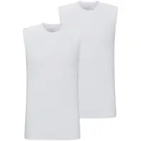 Falke 2-Pack Herren Top Daily Comfort, 3XL, Weiß, Uni, Baumwolle