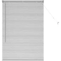 vidaXL Venezianische Jalousien Silber 175 x 85 cm Aluminium