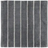 Cawö Badematte Home Balance Stripes Anthracite-60 x 60 cm