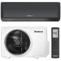 Buderus Split Klimaanlage Komplett-Set | Logacool AC186i.3 | Schwarz | 5,3 kW