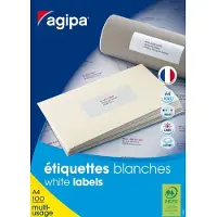 Agipa Universal-Etiketten, 51 x 33,8 mm, weiß, rechteckig