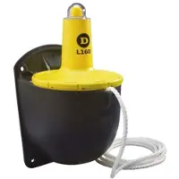 Besto Daniamant L160 Rettungsringlicht Mit Halterung Gelb Gelb One Size