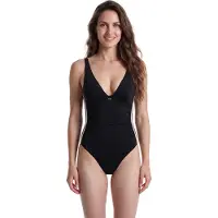 BOSS Damen-Badeanzug V-Ausschnitt 50561281
