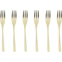 Sambonet Kuchengabeln Taste PVD Champagne (6-Teilig)
