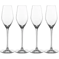 Spiegelau Supreme Champagnerkelch XL Set, 4er Set, Champagnerglas, Kristallglas, H 26.5 cm, 300 ml, 0092084-0