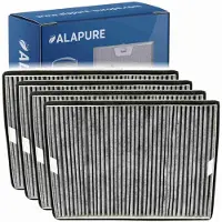 Alapure HFK4570 Kompatibel mit Miele Kohlefilter DKF17-P / 7932330