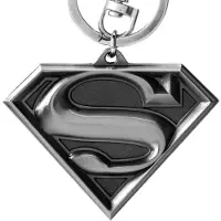 MONOGRAM Dc Comics Metal Superman Logo Schlüsselanhänger Silber Silber One Size