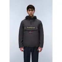 Napapijri Herren Regenjacke Grau Langlebig & Nachhaltig mit Kapuze & Tasche