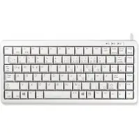 Cherry G84-4100 Kompakte Kabelgebundene Tastatur, USB/PS2, Hell Grau (QWERTZ - DE), Mini, Kabelgebunden, USB, QWERTZ, Grau
