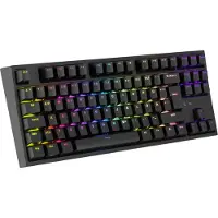 Genesis Thor 404 TKL, Kabelgebunden, USB, Mechanischer Switch, QWERTZ, RGB-LED, Schwarz