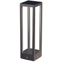 Zafferano Home Pole - LED-Gartenmast zur Bodenbefestigung - Warmes Nachtlicht 3000K 230V 15W 1590lm - Corten