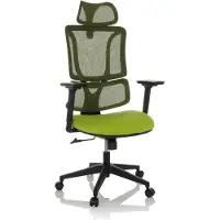 MyBuero Home Office Bürostuhl ERGOMY Schreibtischstuhl mit Armlehnen (höhenverstellbar) Stoff / Netzstoff Drehstuhl