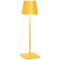 Zafferano Poldina Pro LED-Akkuleuchte-Ockergelb-mit LED (2200K/2700K/3000K)