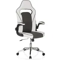 MyBuero Gamingstuhl GAME SPORT PRO Kunstleder Höhenverstellbarer Computerstuhl, Bürostuhl mit abklappbaren Armlehnen