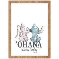 Arditex Lilo & Stitch Gerahmte Lampe Golden Kinder Golden One Size