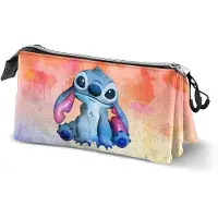 KARACTERMANIA Lilo & Stitch Triple 11x23x8 Cm Mäppchen Mehrfarbig Mehrfarbig One Size