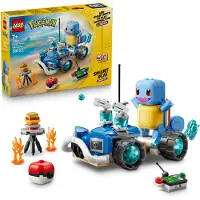 LEGO Pokémon SMART Play: Trainer-Buggyabenteuer mit Schiggy - kompatibles interaktives Set mit 2 SMART Tags und 1 Pokémon Figur - Geschenkidee für Kinder ab 7 Jahren - 72156