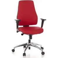 Hjh OFFICE PRO-TEC 200 - Profi Bürostuhl Rot