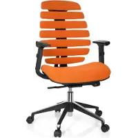 Hjh OFFICE ERGO LINE II - Profi Bürostuhl Orange