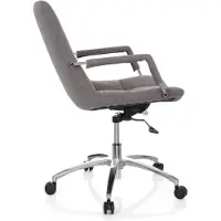 Hjh OFFICE SARANTO Stoff - Home Office Bürostuhl Dunkelgrau