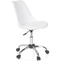 Hjh OFFICE FANCY PRO - Home Office Bürostuhl Weiß