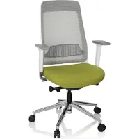Hjh OFFICE CHIARO T2 WHITE - Profi Bürostuhl Grün / Grau