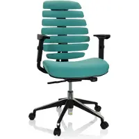 Hjh OFFICE ERGO LINE II - Profi Bürostuhl Türkis