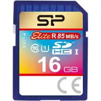 Silicon Power Elite UHS-I, 16GB, 16 GB, SDHC, Klasse 10, 40 MB/s, 25 MB/s, Blau